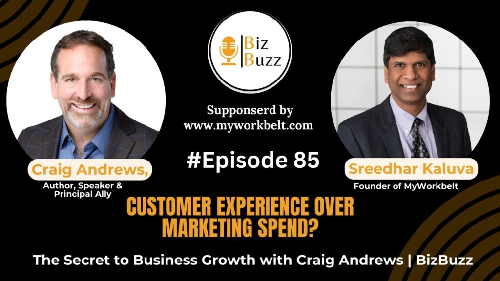 Customer experience marketing discussion on BizBuzz podcast.