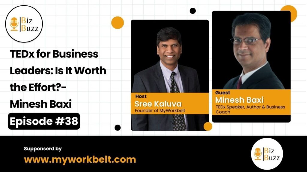 Sree from Biz Buzz interviews a guest about how to become a TEDx speaker and share inspiring ideas.