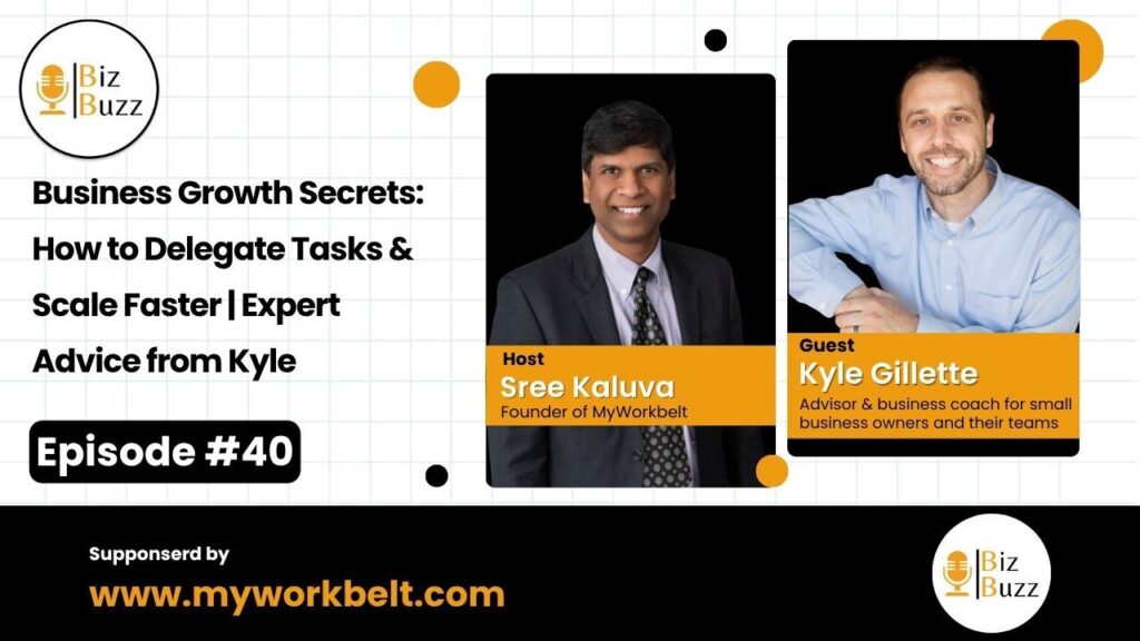 Delegation strategies for entrepreneurs explained by business coach Kyle to improve productivity and scale your business.