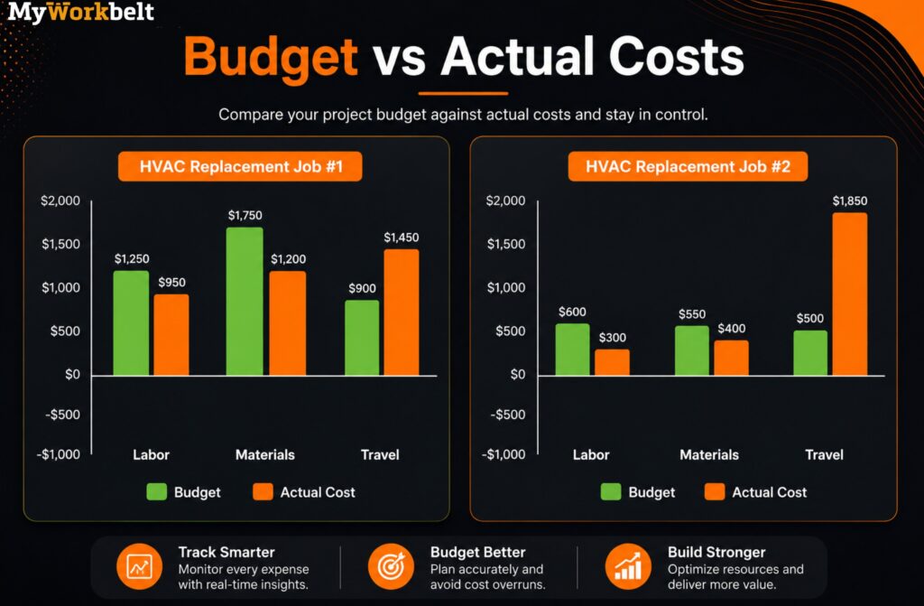 budget vs. actual