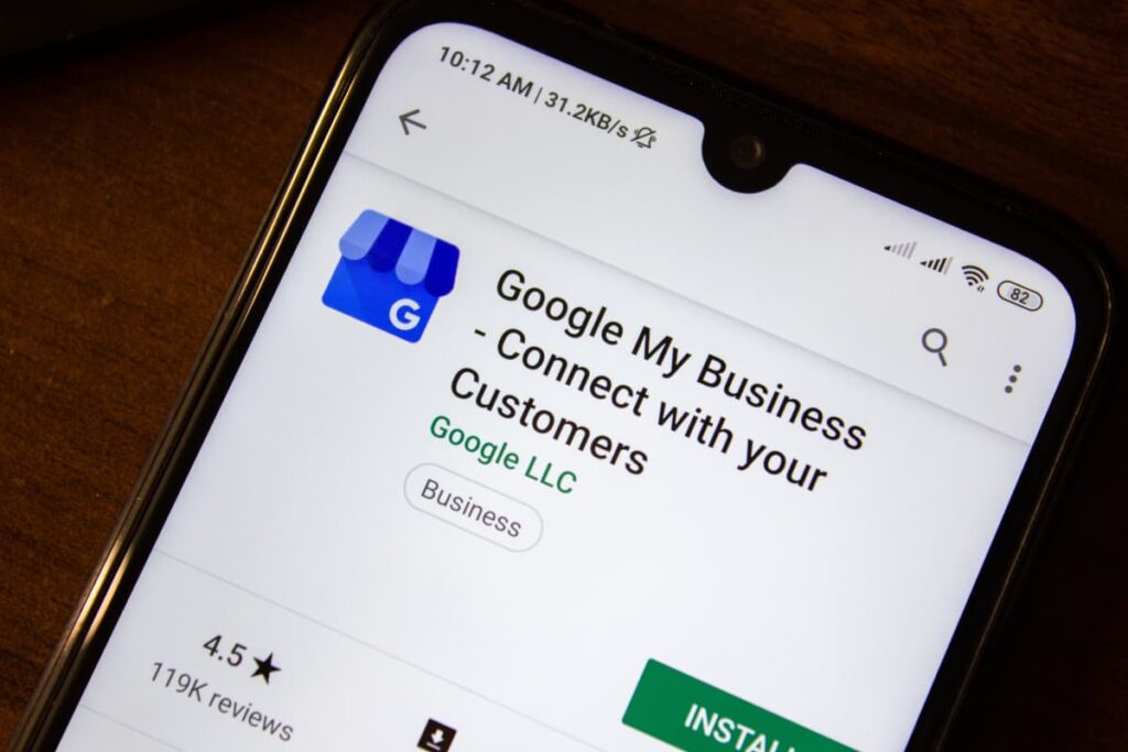 Google my business image