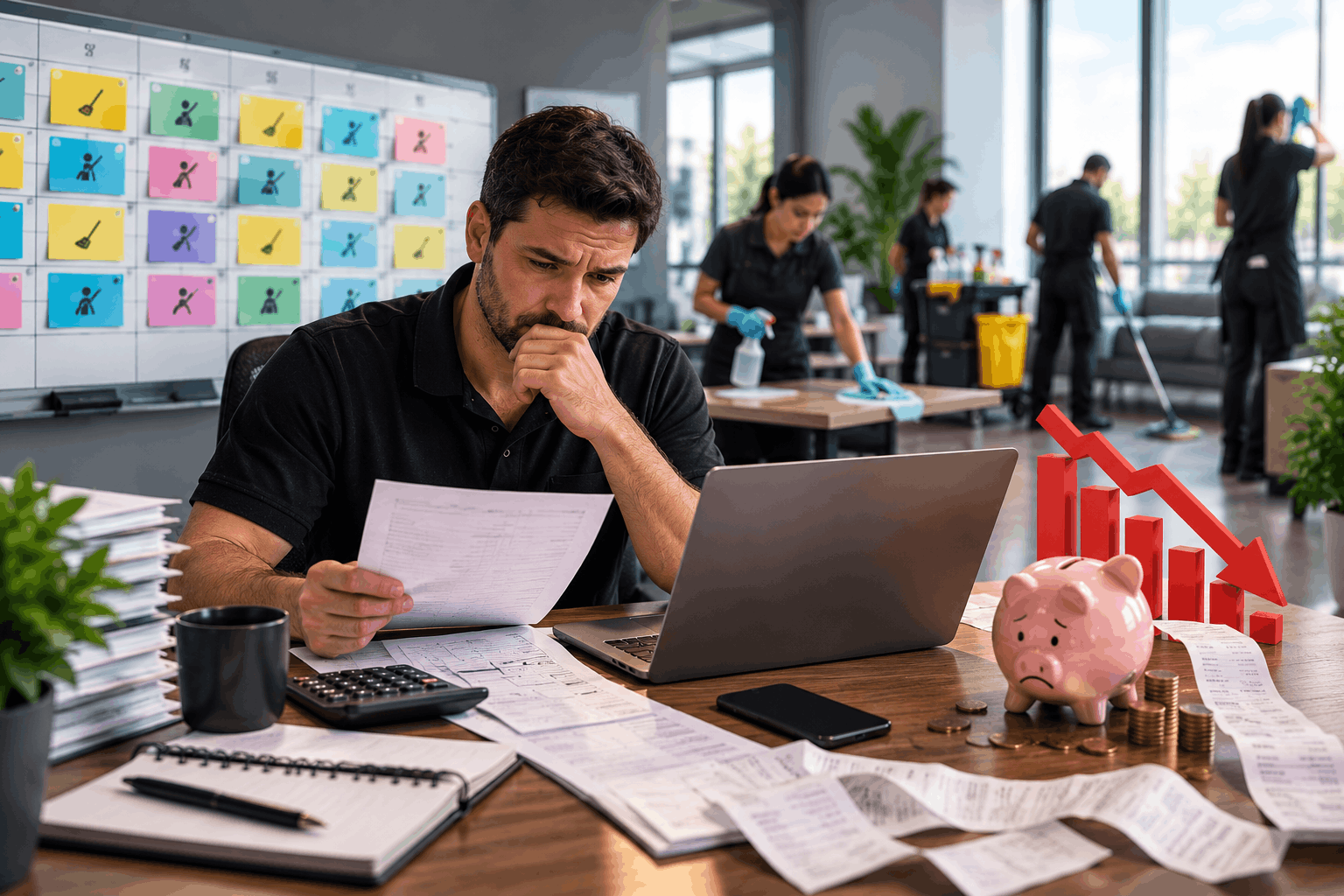 Why a Fully Booked Cleaning Company Can Still Finish the Month in the Red 1
